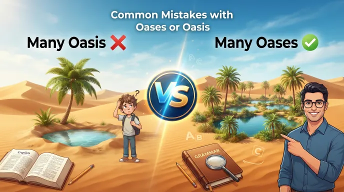Common Mistakes with Oases or Oasis