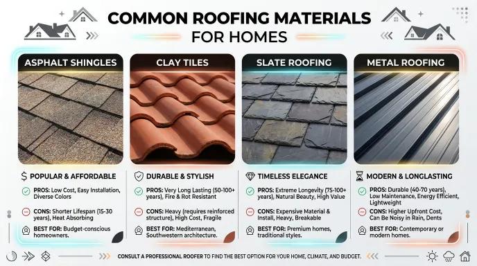 Common Roofing Materials