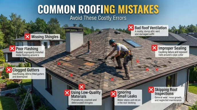 Common Roofing Mistakes