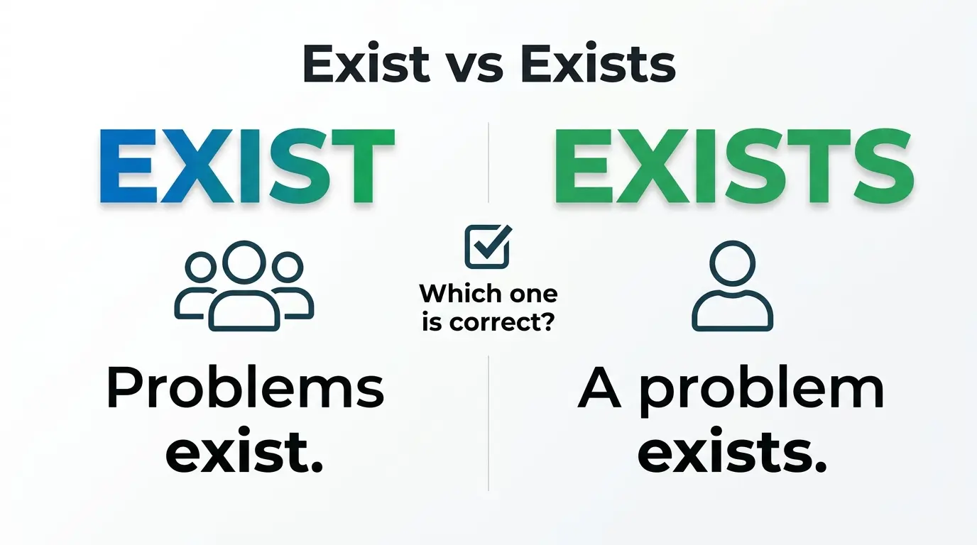 Exist vs Exists