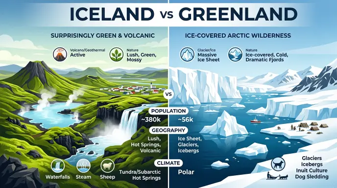 Common Mistakes with Iceland or Greenland