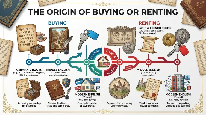 The Origin of Buying or Renting