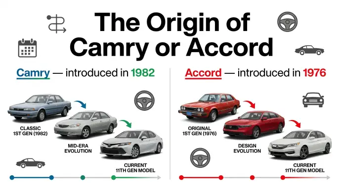 The Origin of Camry or Accord