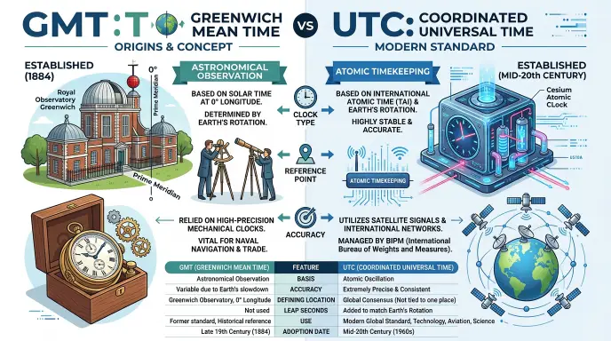 The Origin of GMT or UTC