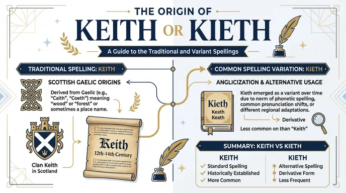 The Origin of Keith or Kieth
