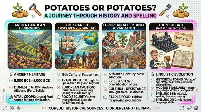 The Origin of Potatoe or Potato