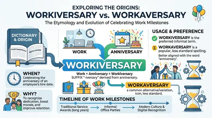 The Origin of Workiversary or Workaversary