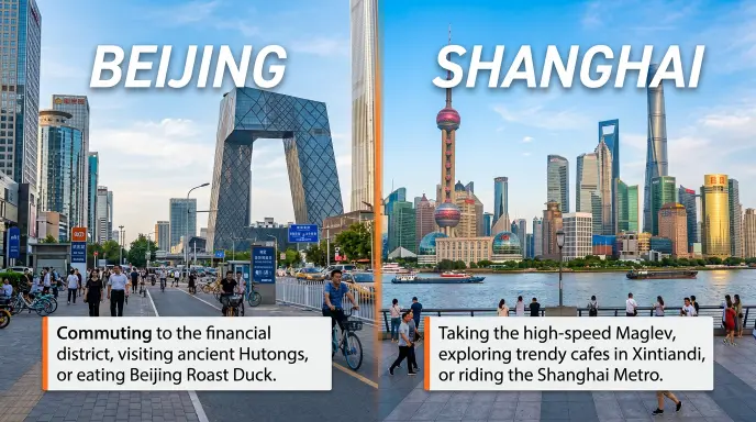 Beijing or Shanghai in Everyday Examples
