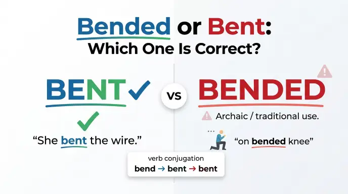 Bended or bent