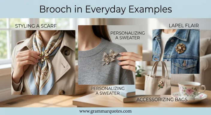 Brooch in Everyday Examples