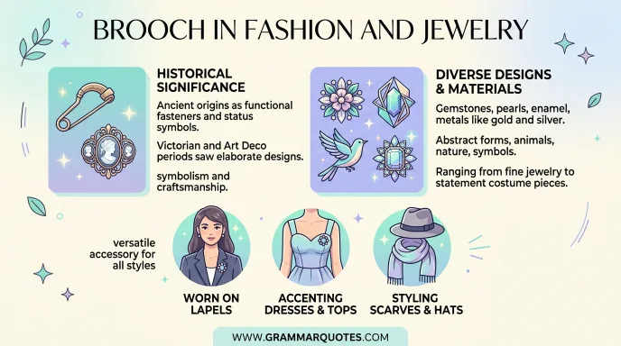 Brooch in Fashion and Jewelry