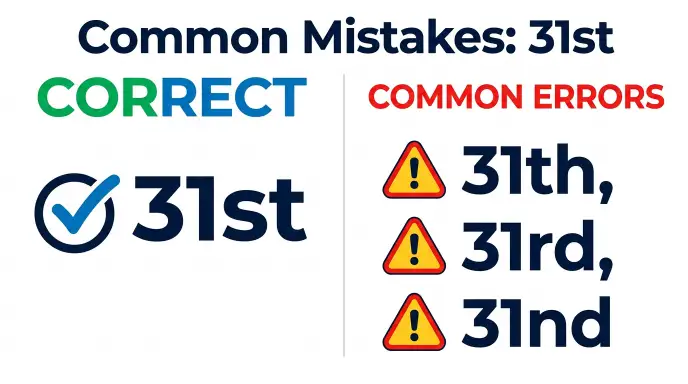 Common Mistakes With 31st