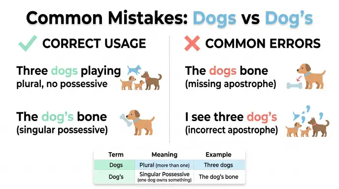 Common Mistakes With Dogs or Dog’s