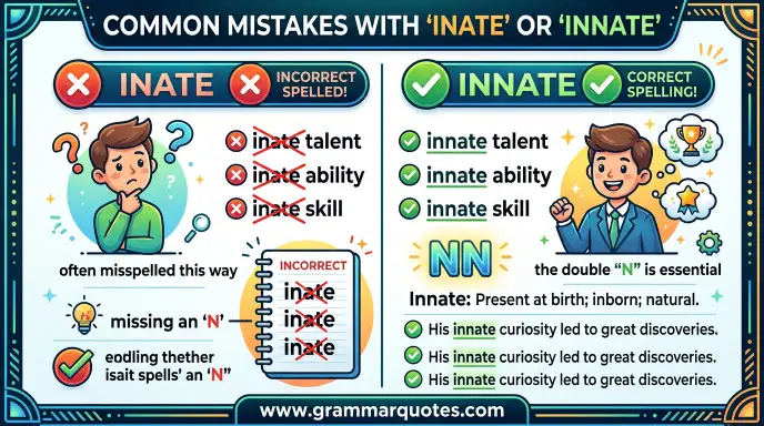 Common Mistakes With Inate or Innate