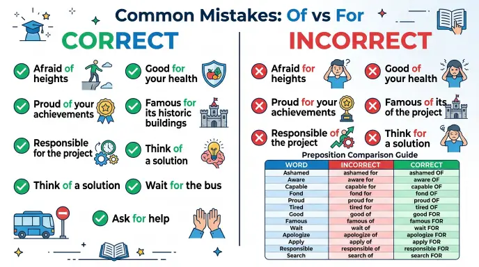 Common Mistakes with Of or For