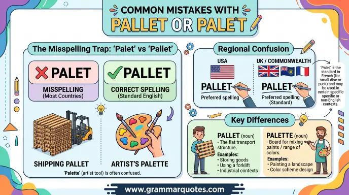 Common Mistakes with Pallet or Palet