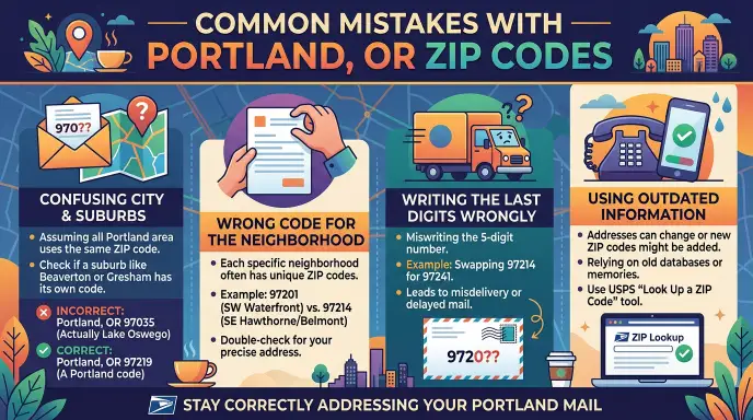 Common Mistakes with Portland OR ZIP Code