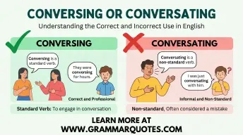 Conversing or Conversating