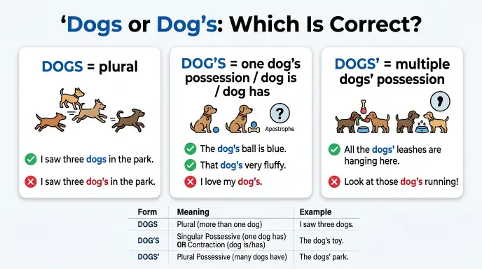 Dogs or Dog’s