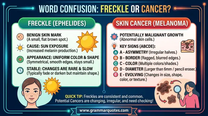 freckle or cancer