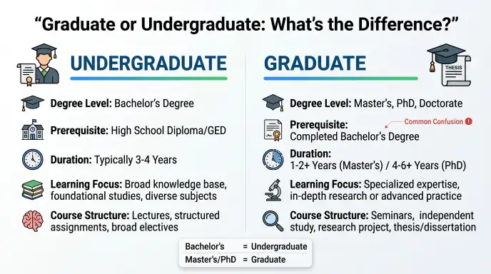 graduate or undergraduate