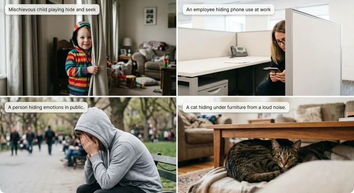 Hiding in Everyday Examples