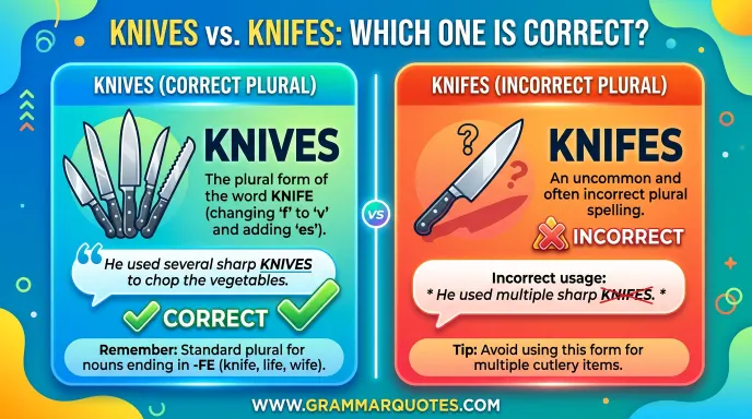 Knives or Knifes