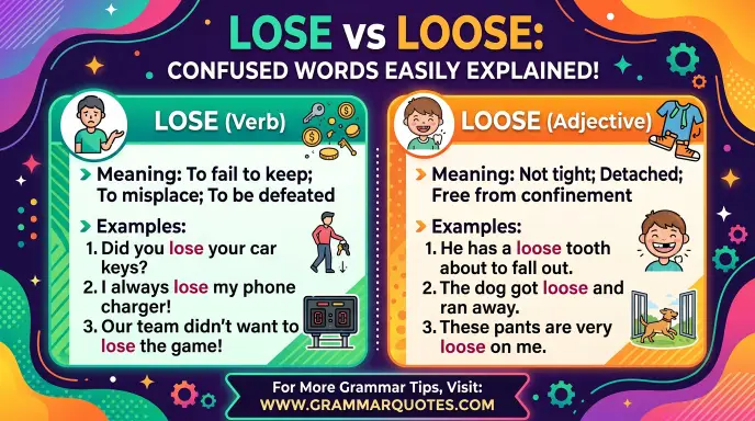 lose vs loose