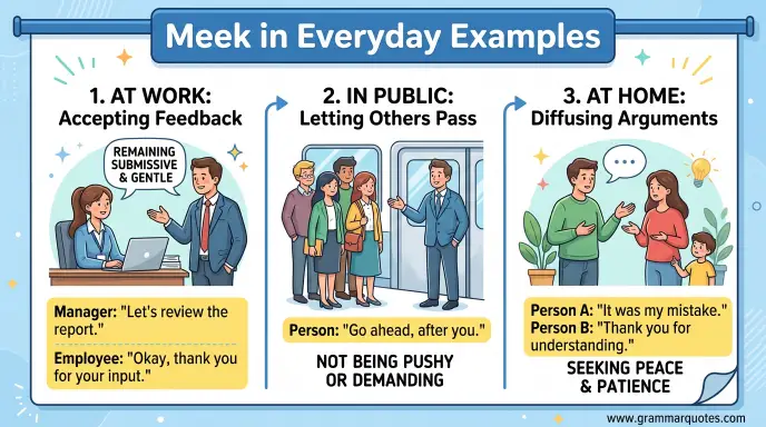 Meek in Everyday Examples