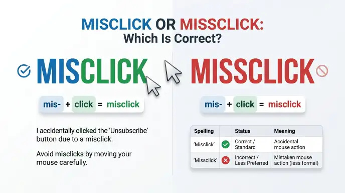 misclick or missclick