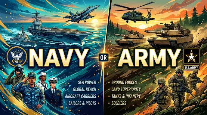 Navy or Army