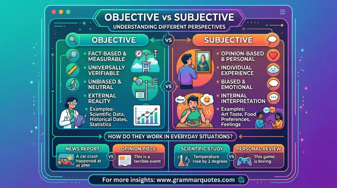 Objective vs Subjective