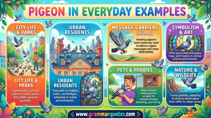 Pigeon in Everyday Examples