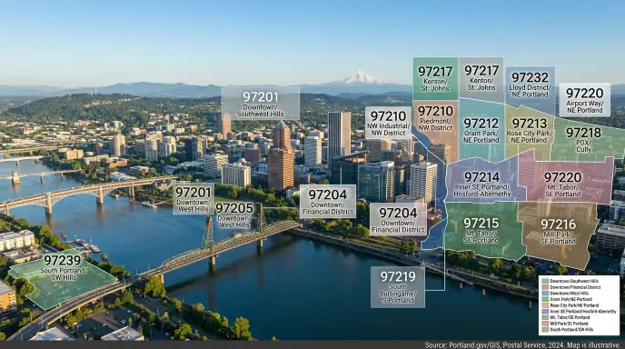 Portland OR ZIP Code