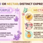 Purple or Nectar