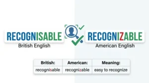Recognisable or Recognizable