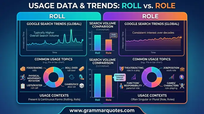 Roll or Role : Google Trends & Usage Data