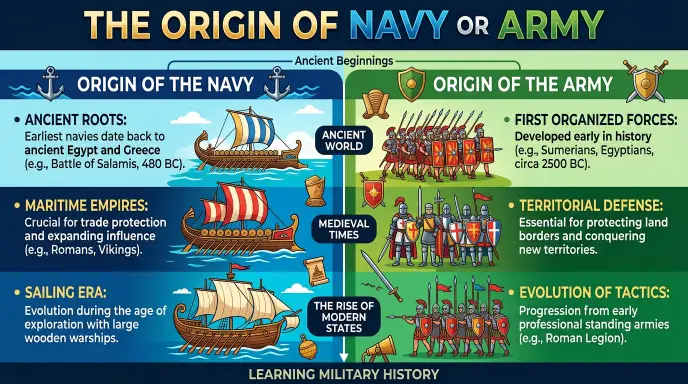 The Origin of Navy or Army