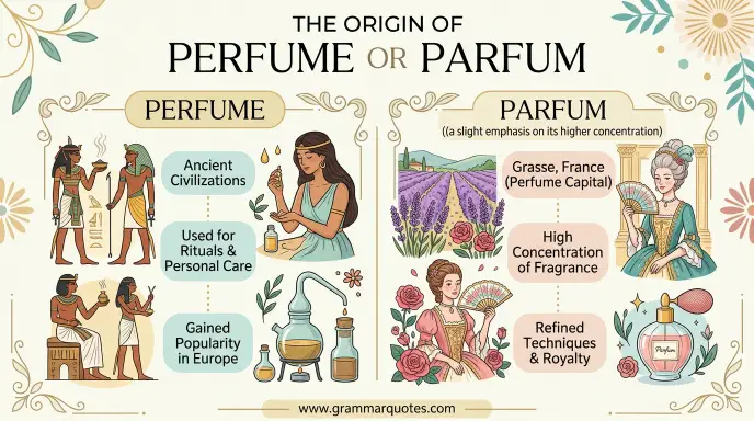 The Origin of Perfume or Parfum