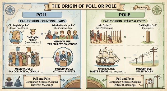 The Origin of Poll or Pole