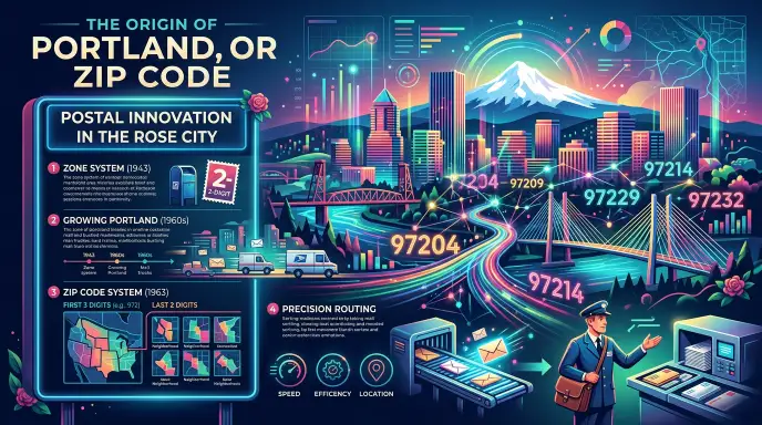 The Origin of Portland OR ZIP Code