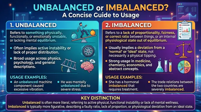 Unbalanced or Imbalanced