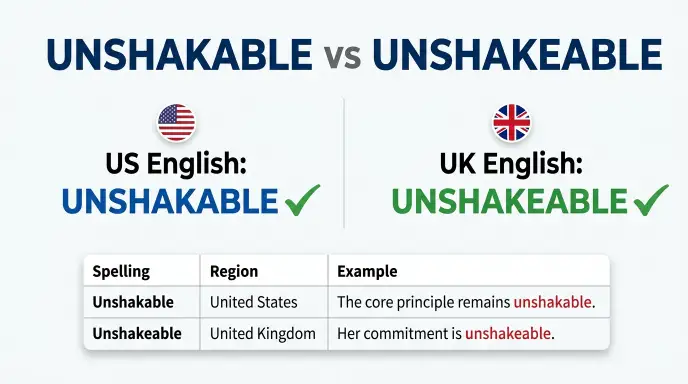Unshakable or Unshakeable