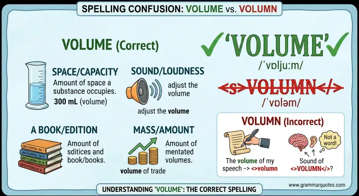 volume or volumn