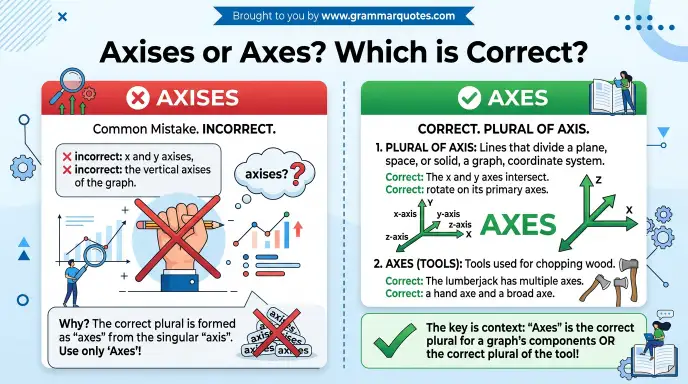 axises or axes
