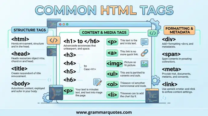Common HTML Tags