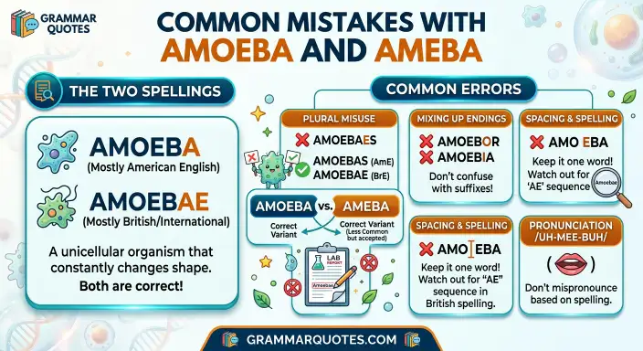Common Mistakes with Amoeba and Ameba