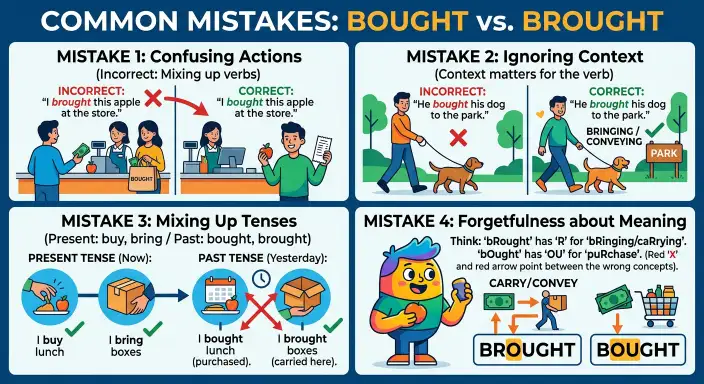 Common Mistakes With Bought and Brought