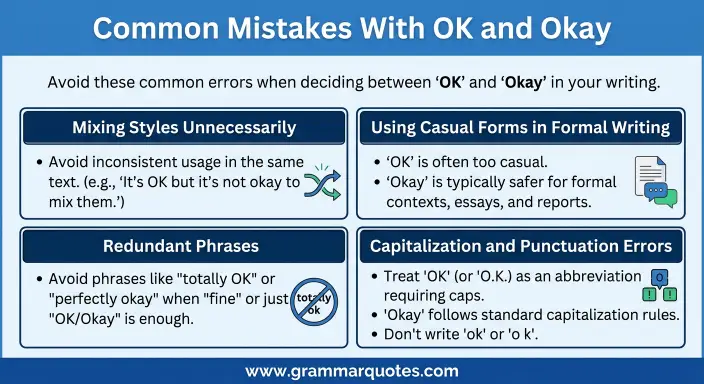 Common Mistakes With OK and Okay