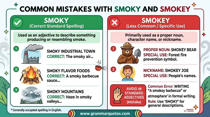 Common Mistakes With Smoky and Smokey